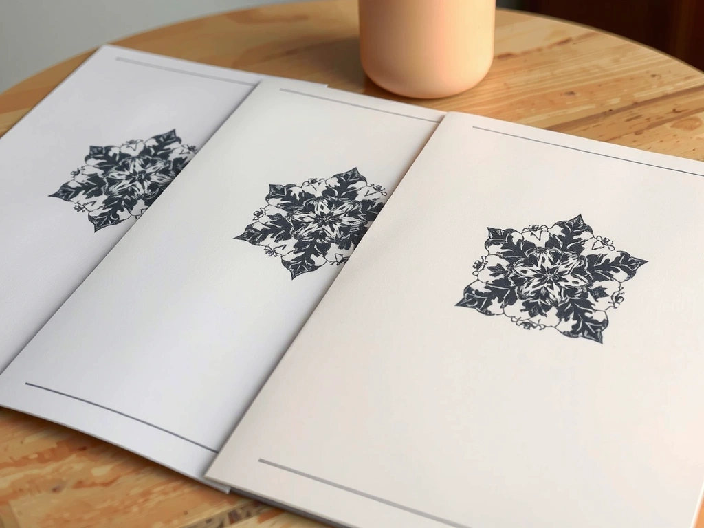 Comparatif texture papier